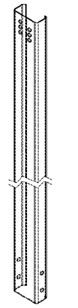 PV ESI TUGIPOST UUS L=1200mm CORAB