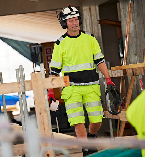fristads Shorts fristads hi-vis 2646 gstp 196 size c48