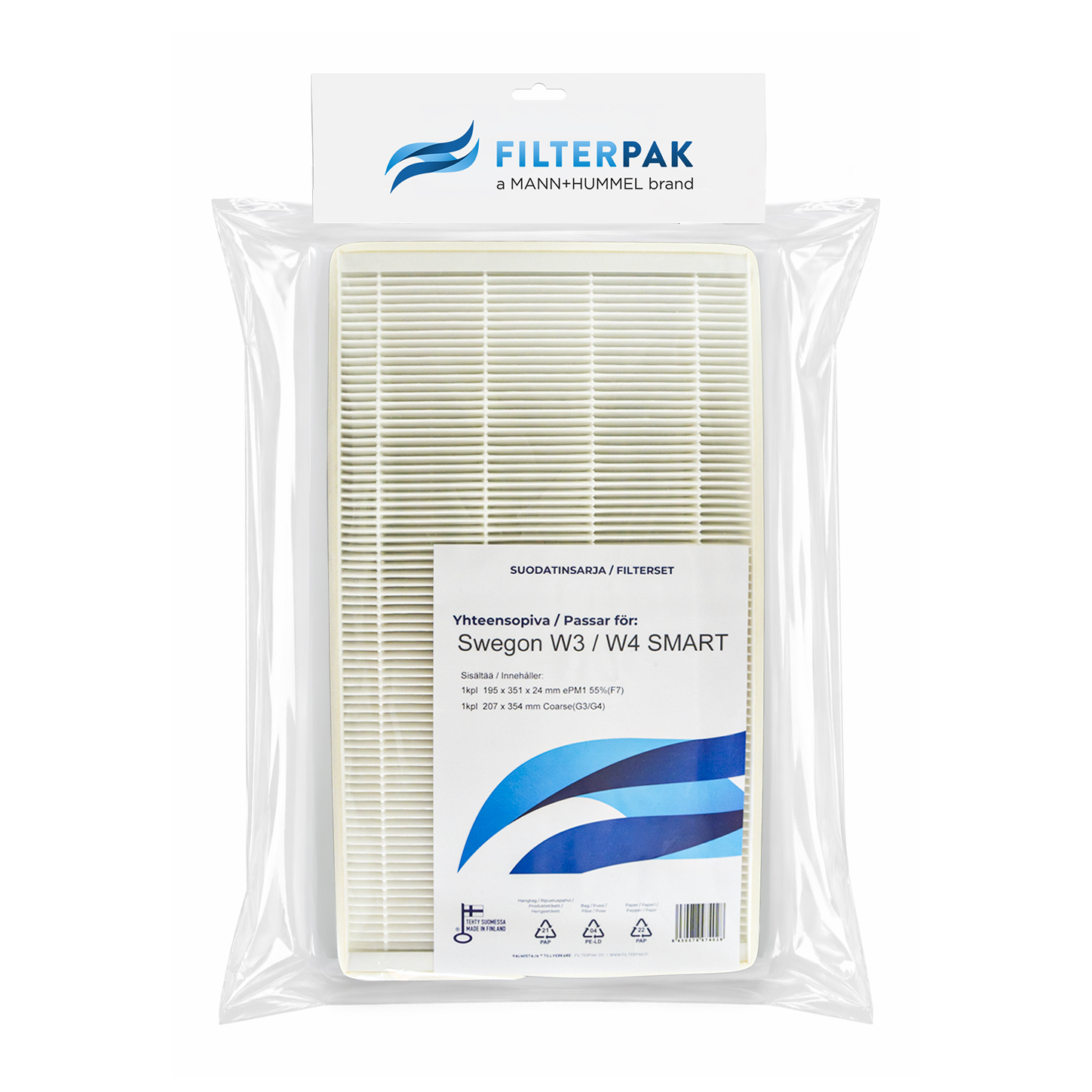 filterpak Filter pack filterpak swegon w3 / w4 smart
