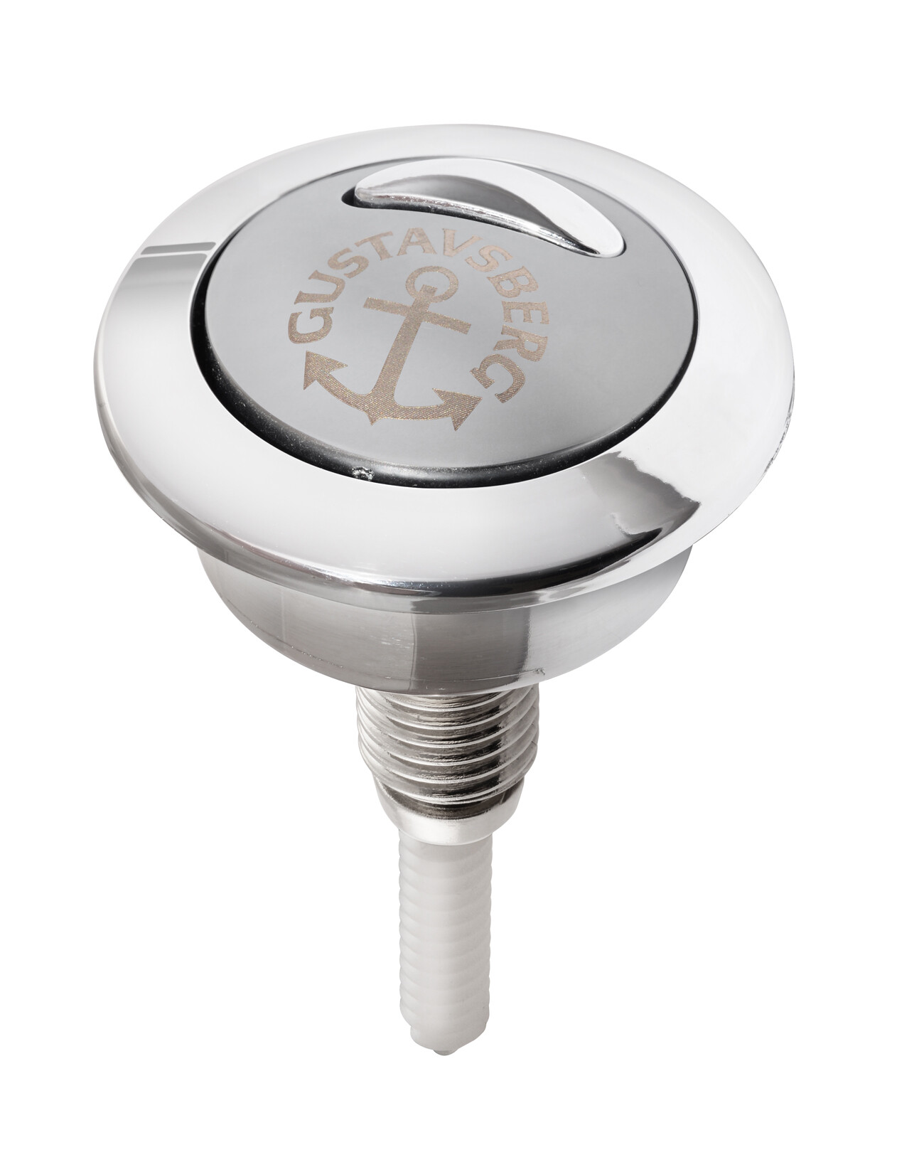 TOILET SPARE PART GUSTAVSBERG FLUSH BUTTON DUO CHROME