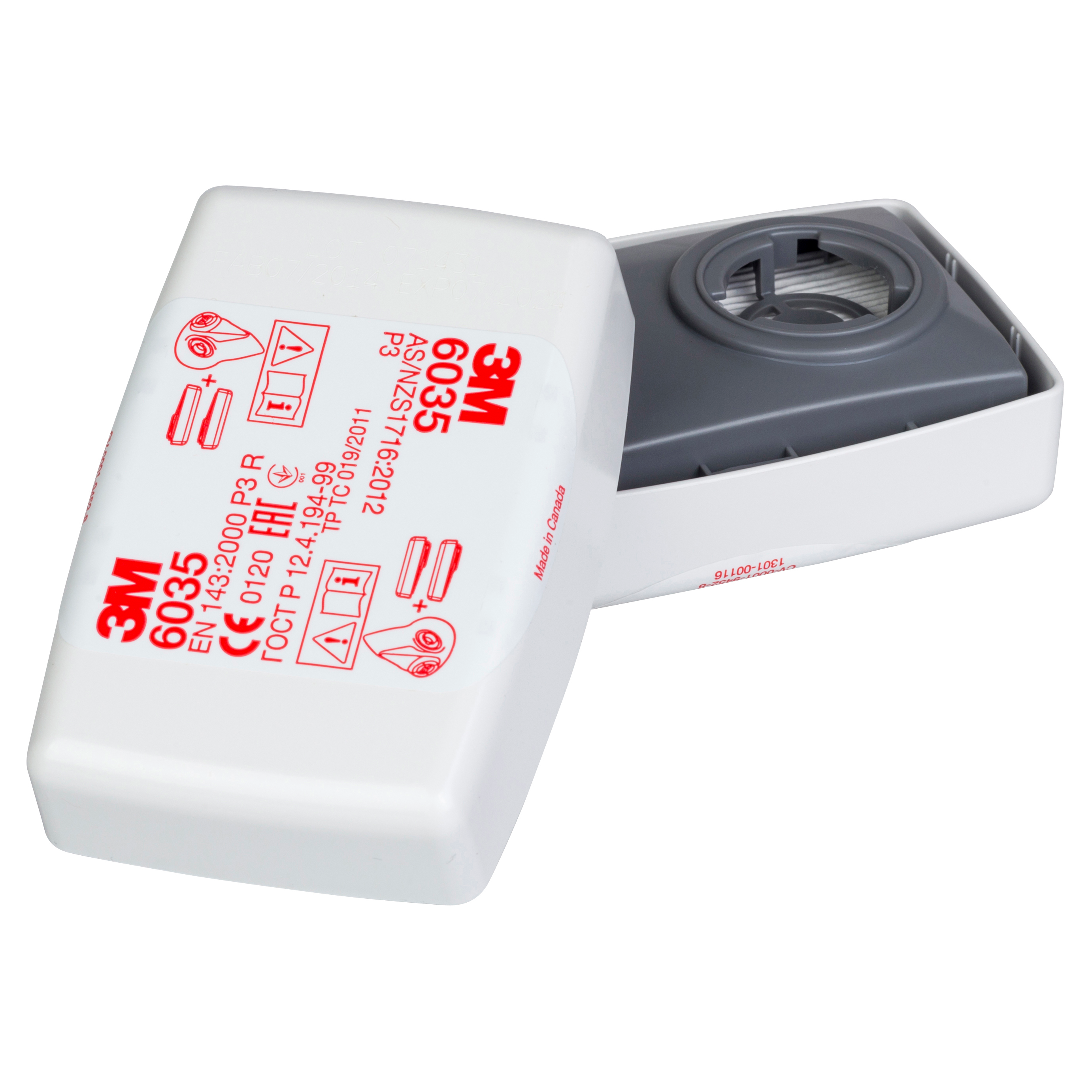 HIUKKASSUODATIN 3M 6035 P3