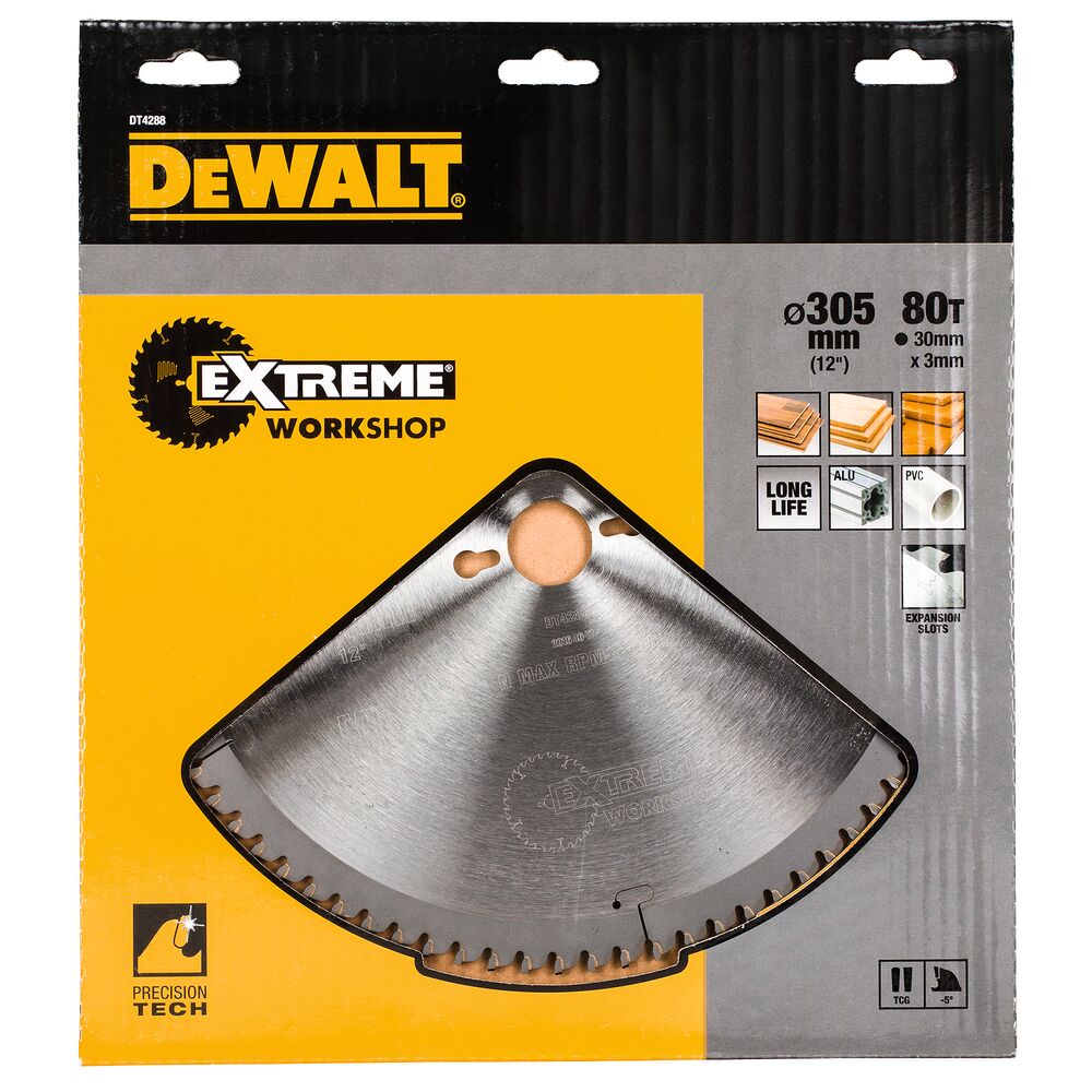 dewalt Pyörösahanterä dewalt extreme workshop 305x30mm 80t
