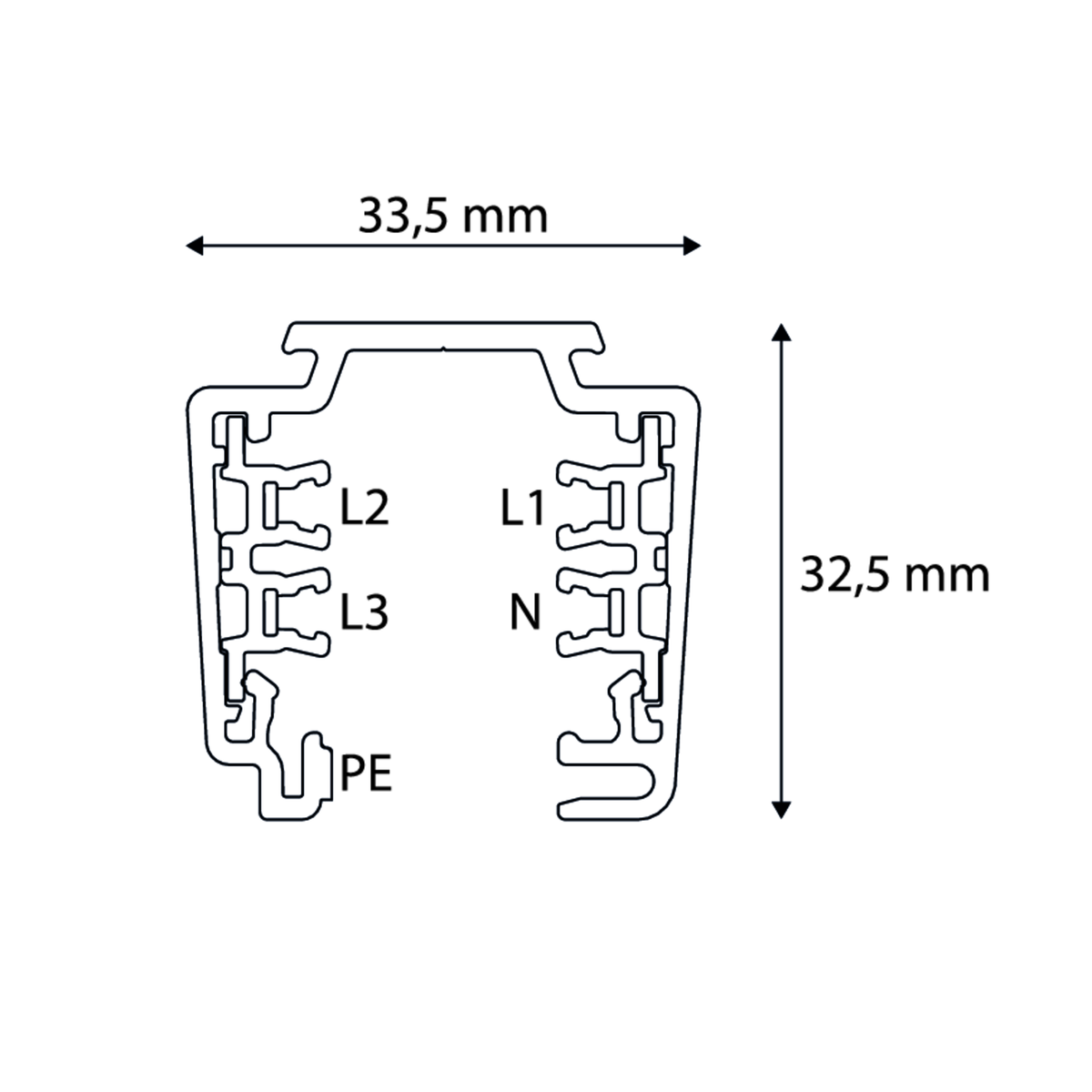 unipro Lighting track unipro unipro t33mb black