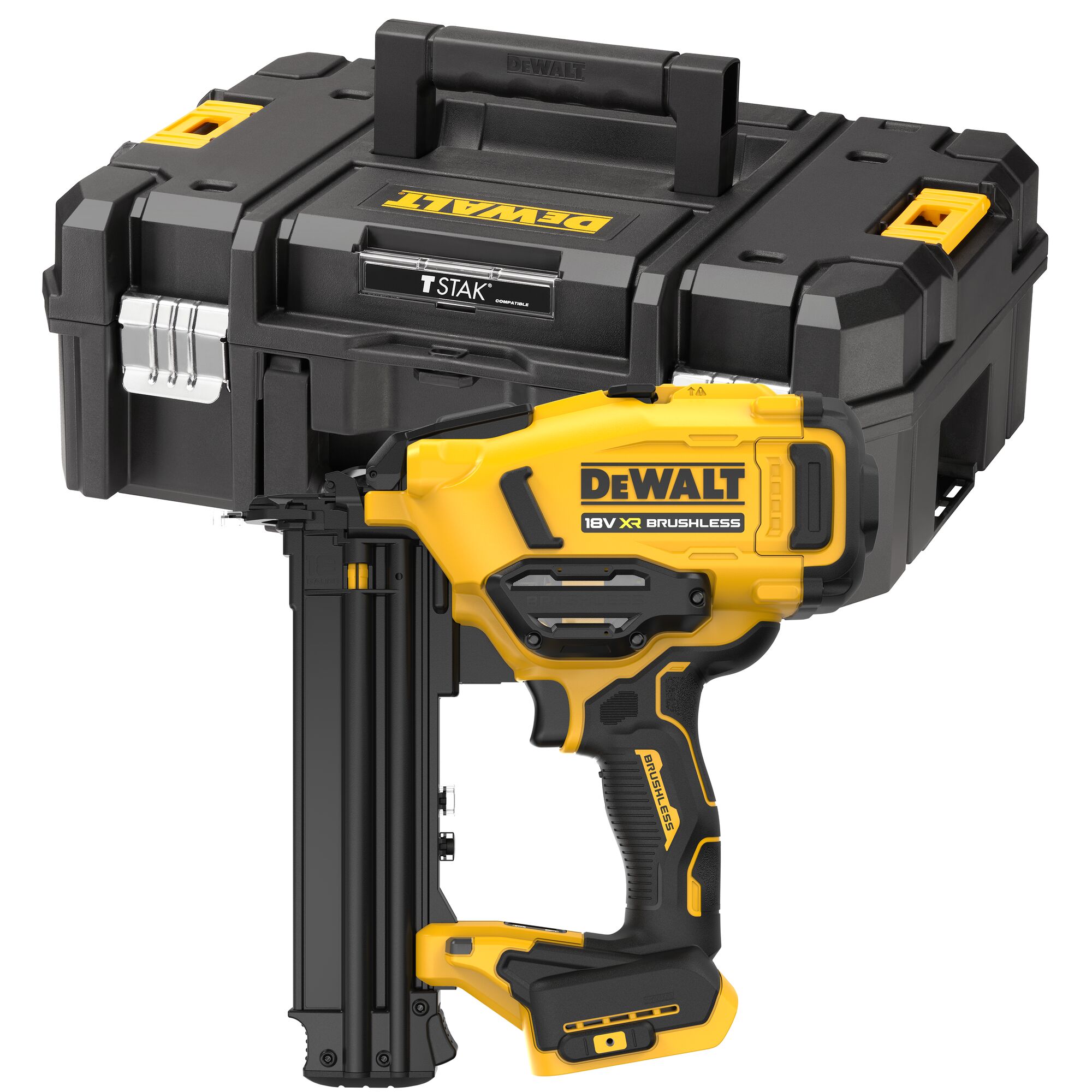 BRAD FINISH NAILER DEWALT 18V XR 15-50 MM BARE TSTAK