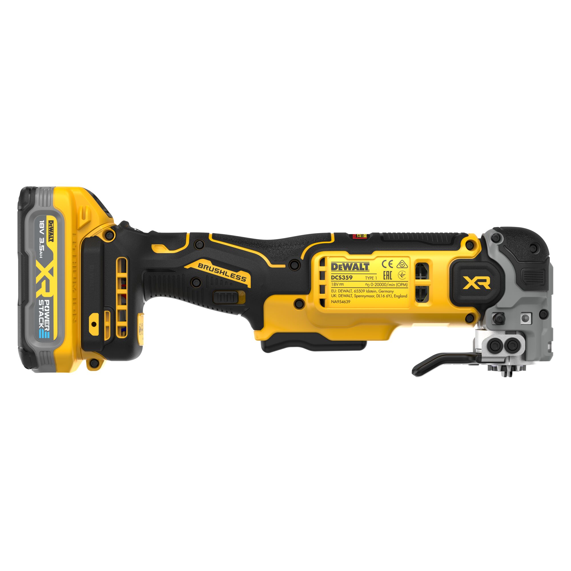 dewalt Akkuepäkeskohiomakone dewalt 18v xr 125mm wtc runko
