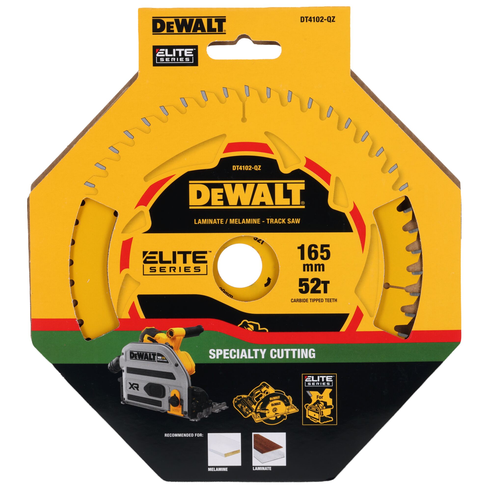 dewalt Upotussahanterä dewalt elite laminaatti 165x20x54t