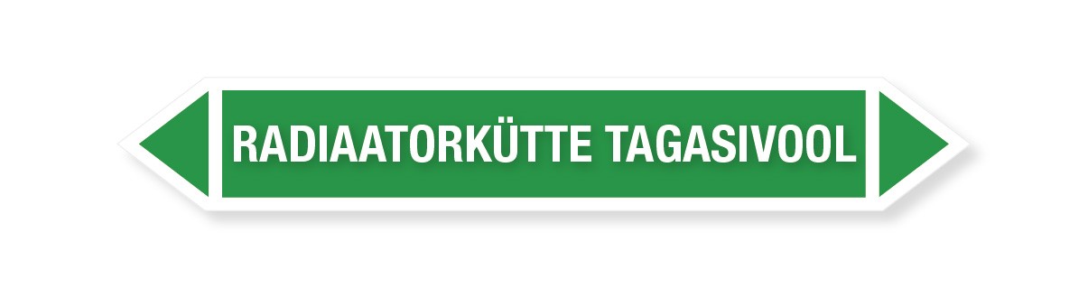 KLEEBIS RADIAATORIKÜTTE TAGASIVOOL16tk