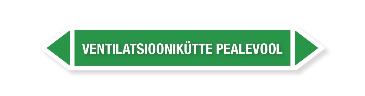 KLEEBIS VENTILATSIOONIKÜTTE PEALEVOOL 16tk