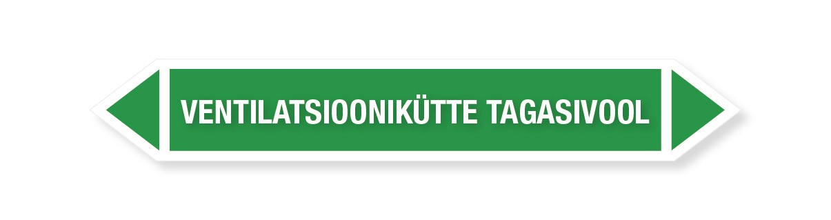 KLEEBIS VENTILATSIOONIKÜTTE TAGASIVOOL 16tk