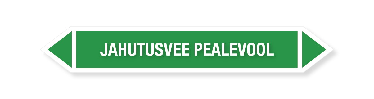 KLEEBIS JAHUTUSVEE PEALEVOOL 16tk