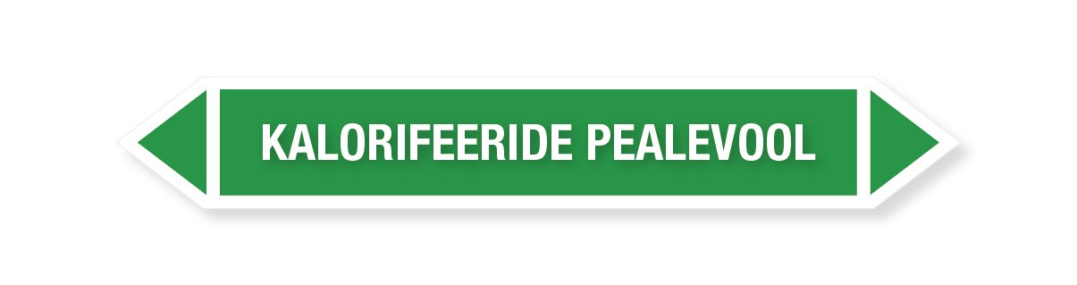 KLEEBIS KALORIFEERIDE PEALEVOOL 16tk