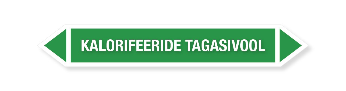 KLEEBIS KALORIFEERIDE TAGASIVOOL 16tk