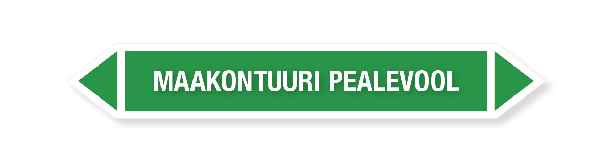 KLEEBIS MAAKONTUURI PEALEVOOL 16tk