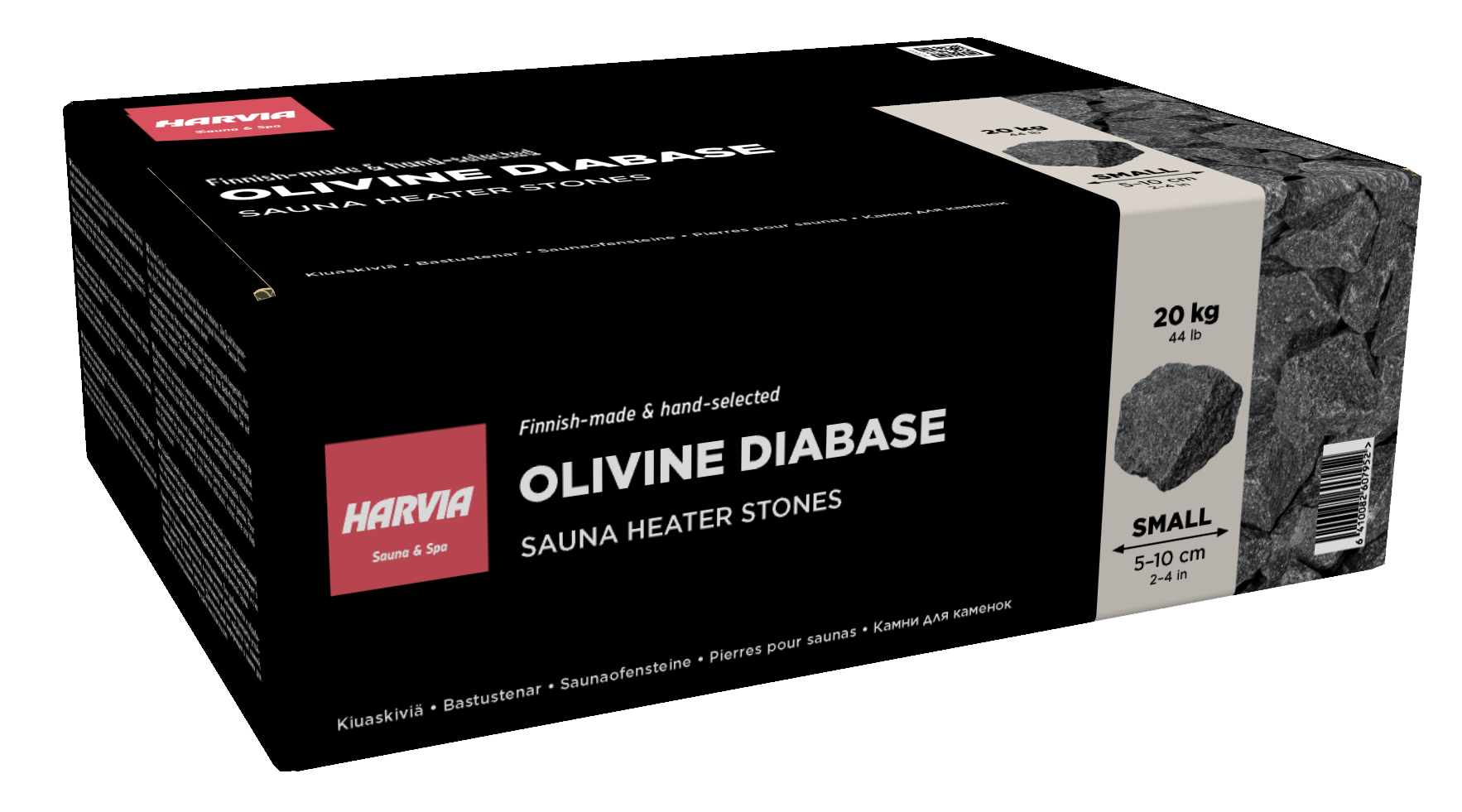 SAUNA STONES HARVIA ALLE 10CM 20KG
