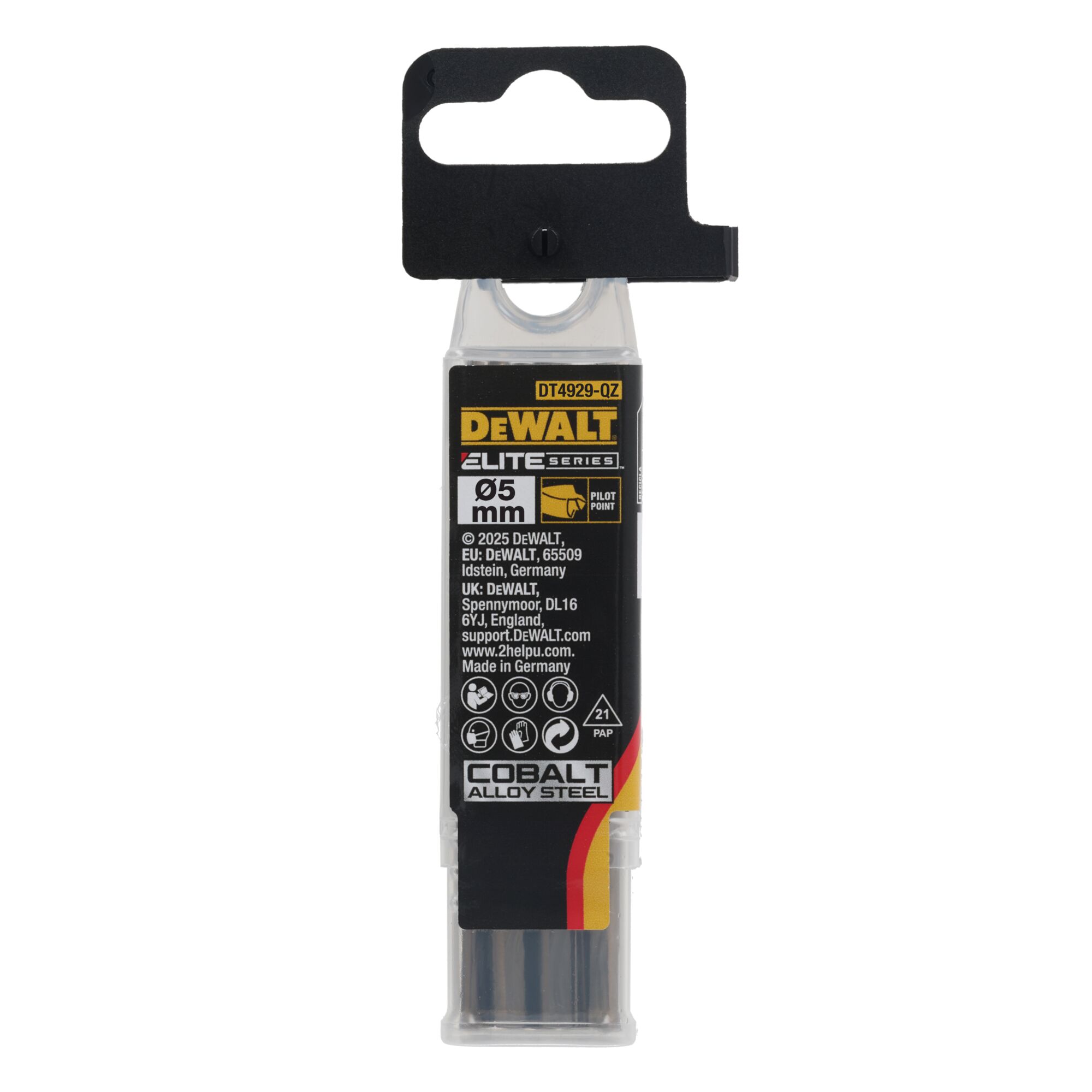 dewalt Hårdmetallborr dewalt elite hss e kobolt 5mm 10st