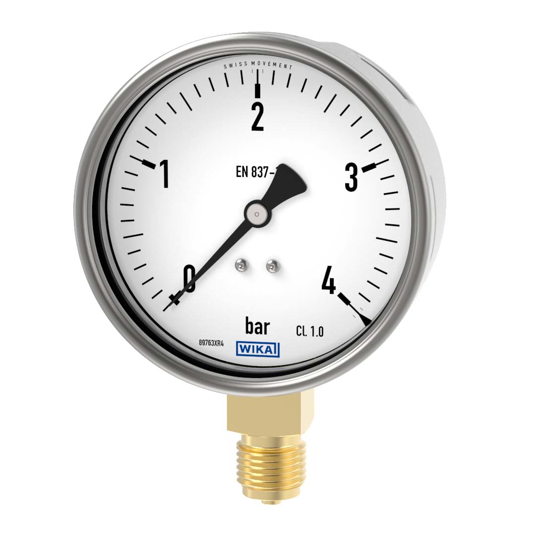 PRESS. GAUGE WIKA 212.20 100 0-4B A1/2 9051589