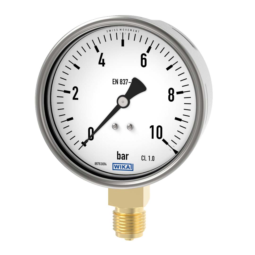 PAINEMITTARI WIKA 212.20 Ø100  0-10bar A1/2 9041516