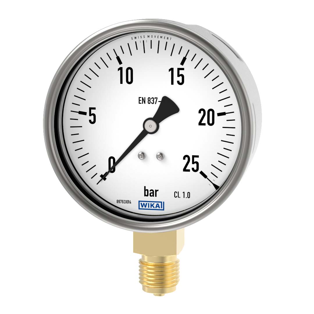 PAINEMITTARI WIKA 212.20 Ø100  0-25bar A1/2 9041567