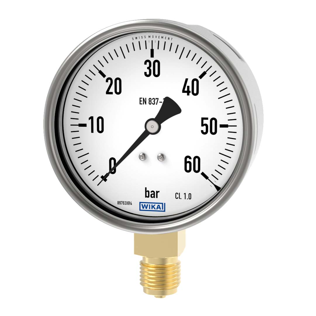 PRESS. GAUGE WIKA 212.20 100 0-60B A1/2 9041540