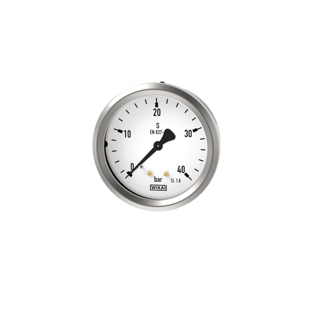 PRESS. GAUGE WIKA 213.53 63 0-40B T1/4 9022406