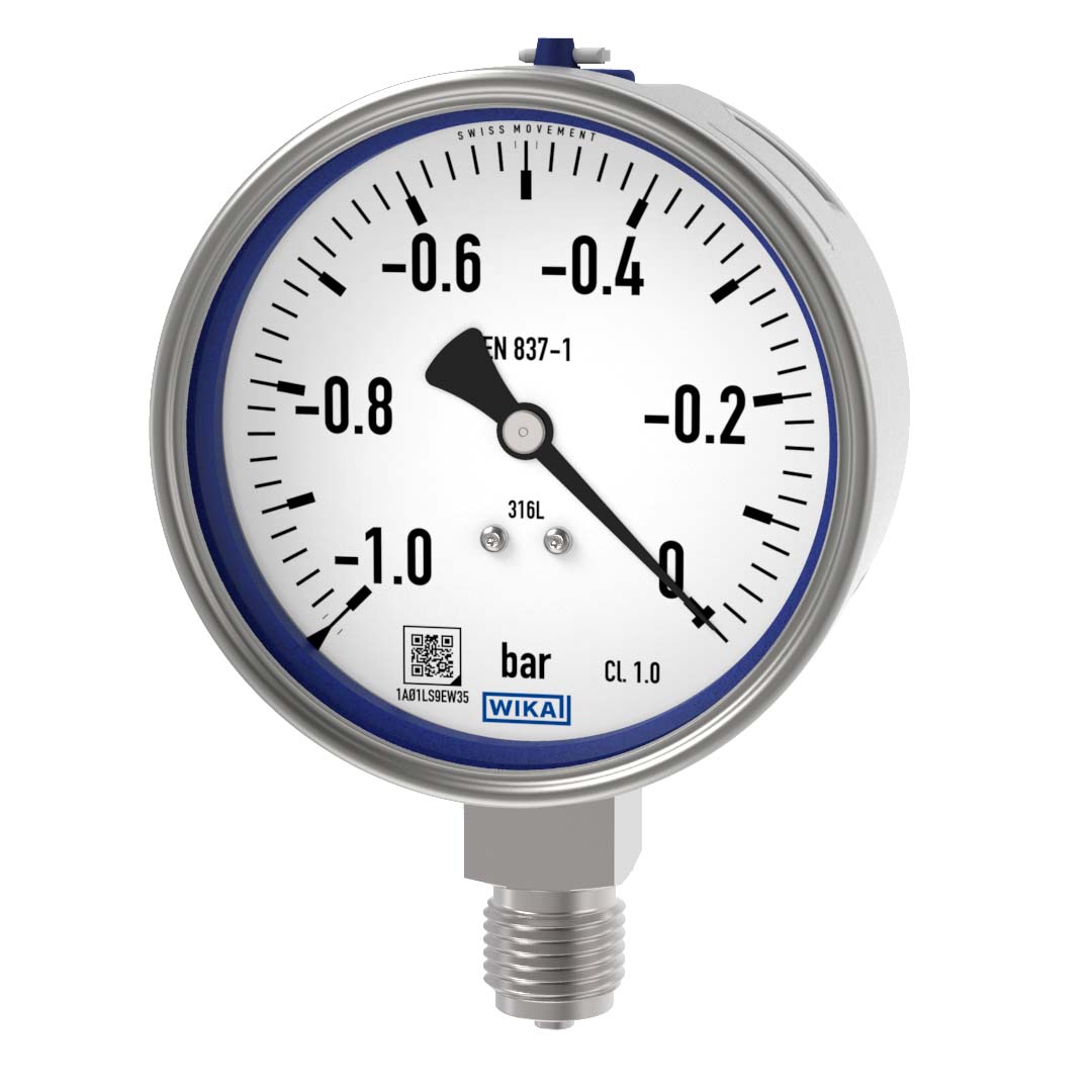 PAINEMITTARI WIKA 232.50 Ø100  -1-0bar A1/2  9552443