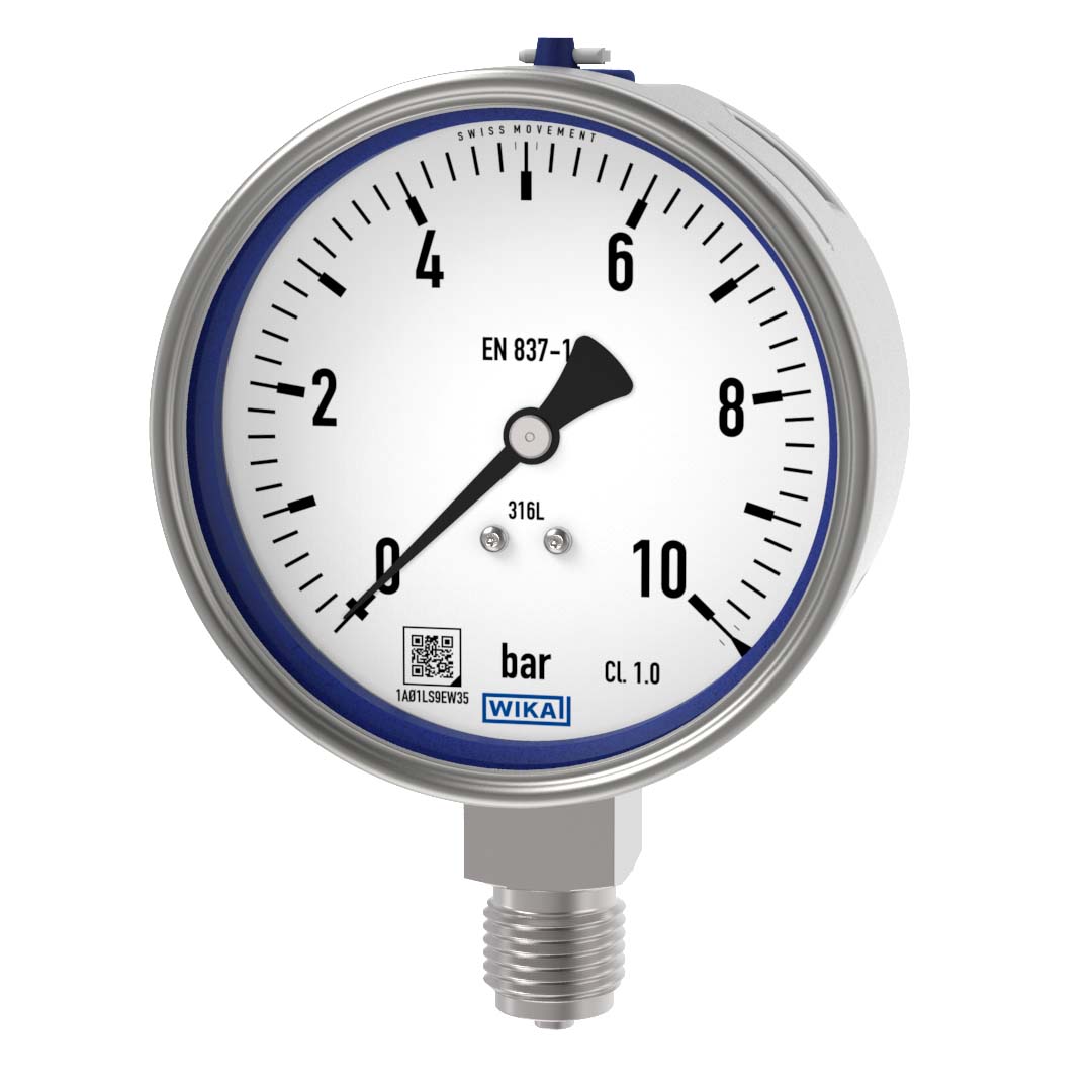PAINEMITTARI WIKA 232.50 Ø100  0-10bar A1/2  9552370