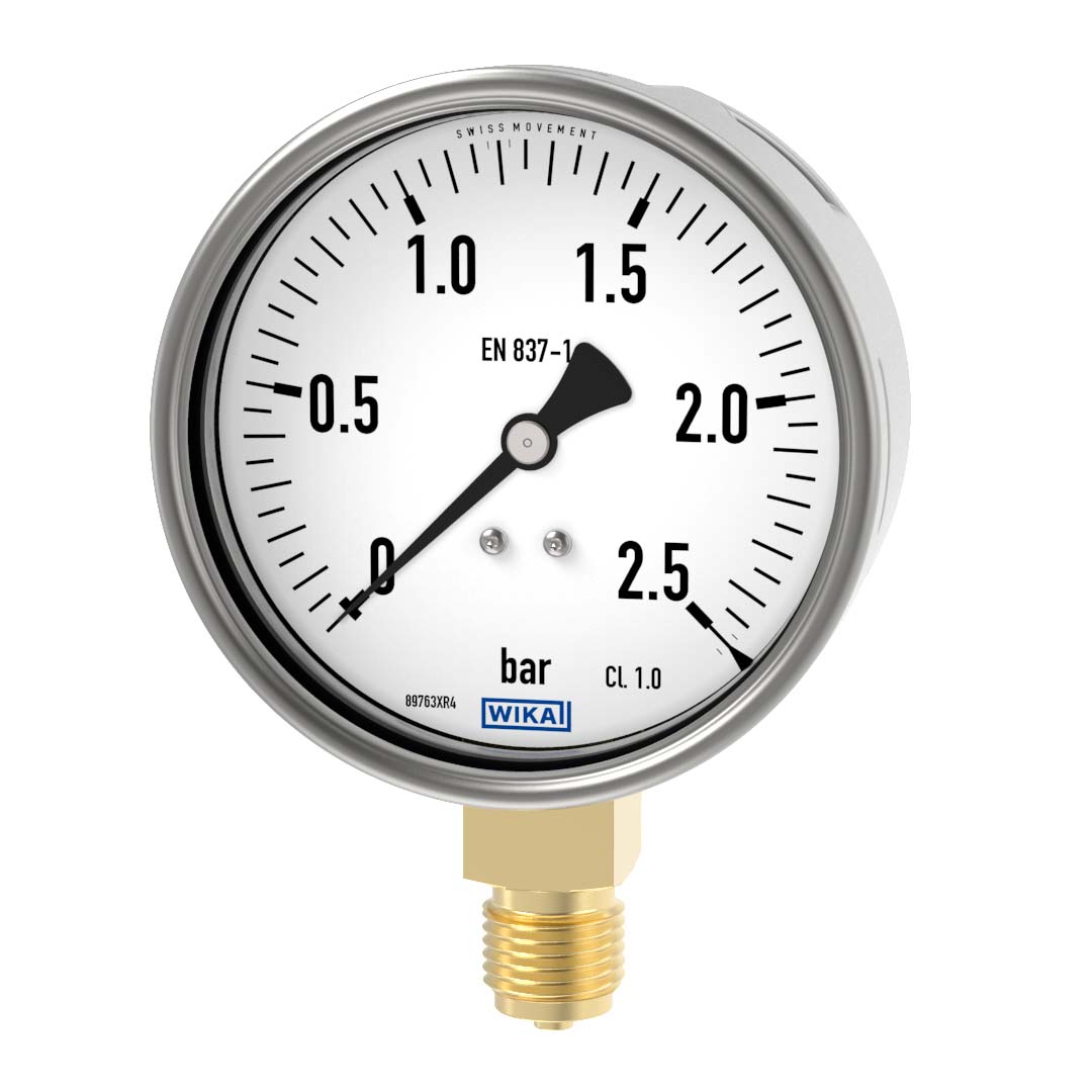 PRESS. GAUGE WIKA 212.20 100 0-2,5B A1/2 9061541