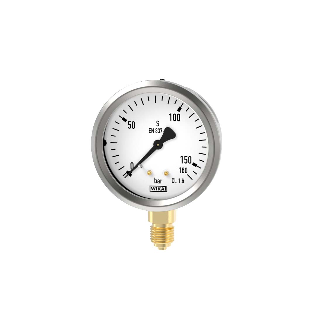 PAINEMITTARI WIKA 213.53 VAIM. Ø63  0-160bar A1/4  9022058