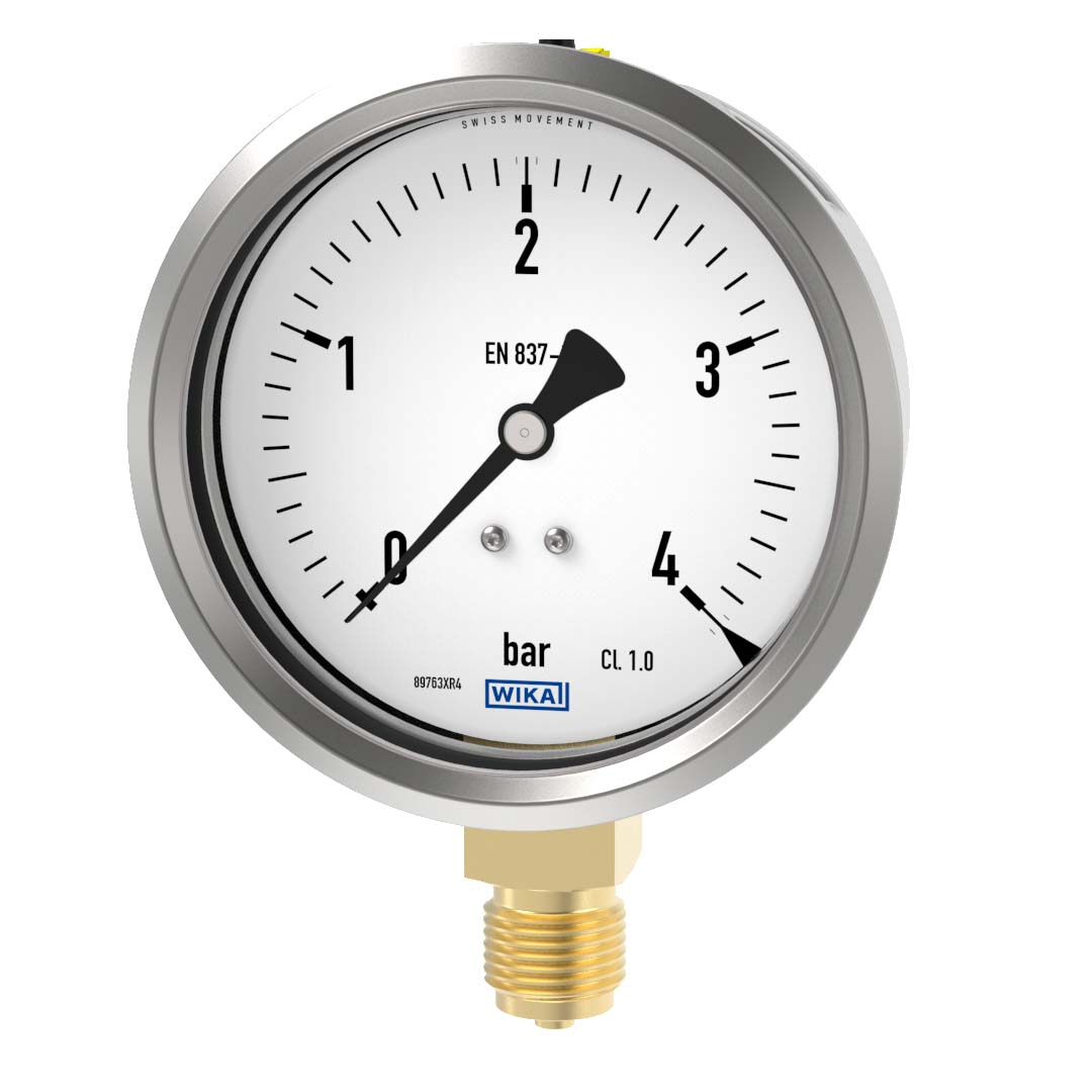 PRESS. GAUGE WIKA 213.53 100 0-4B A1/2 9022570