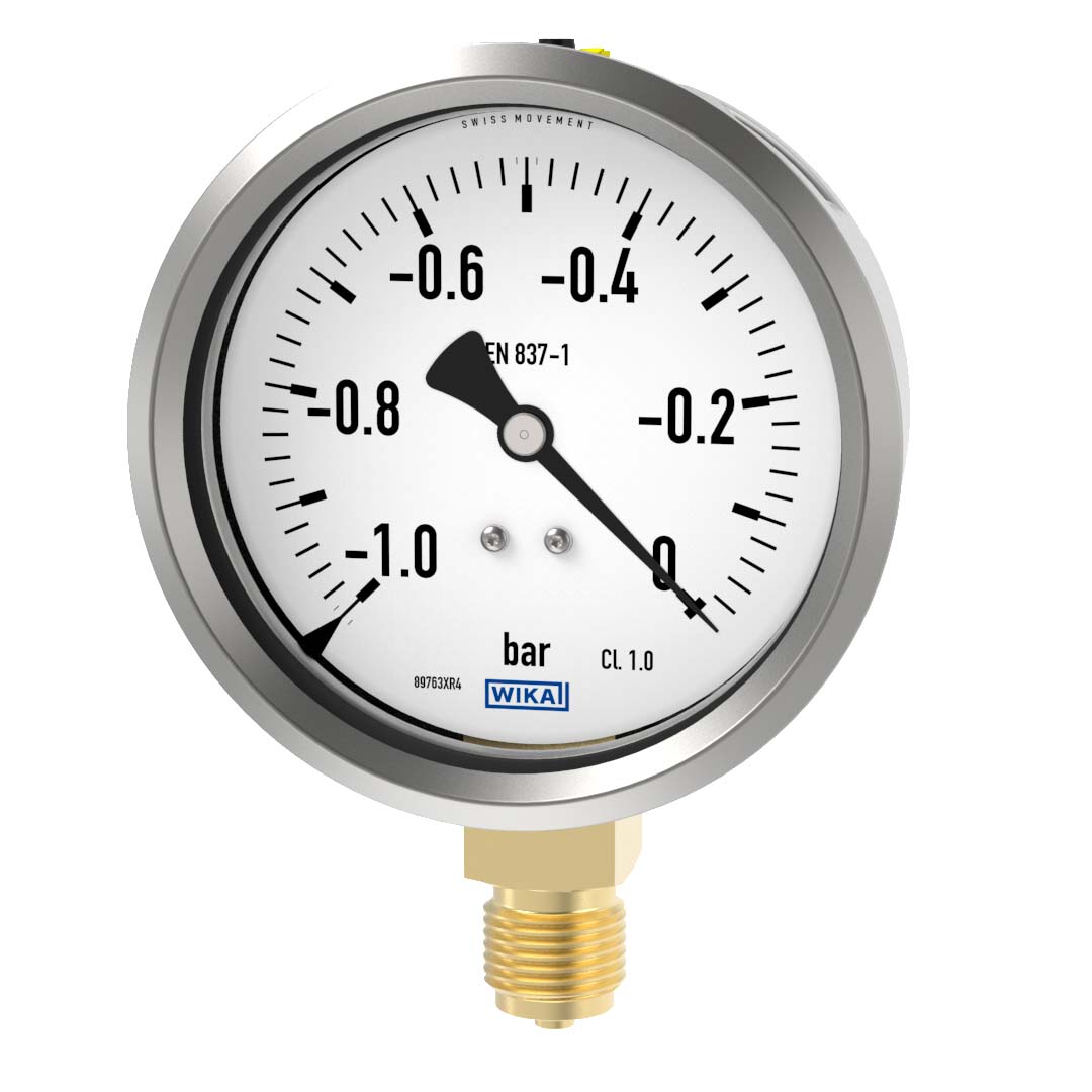 PRESS. GAUGE WIKA 213.53 100 -1-0B A1/2 9022465