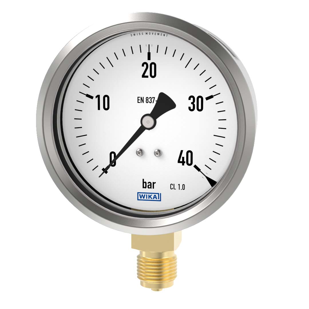 PRESS. GAUGE WIKA 213.53 100 0-40B  A1/2 9022643