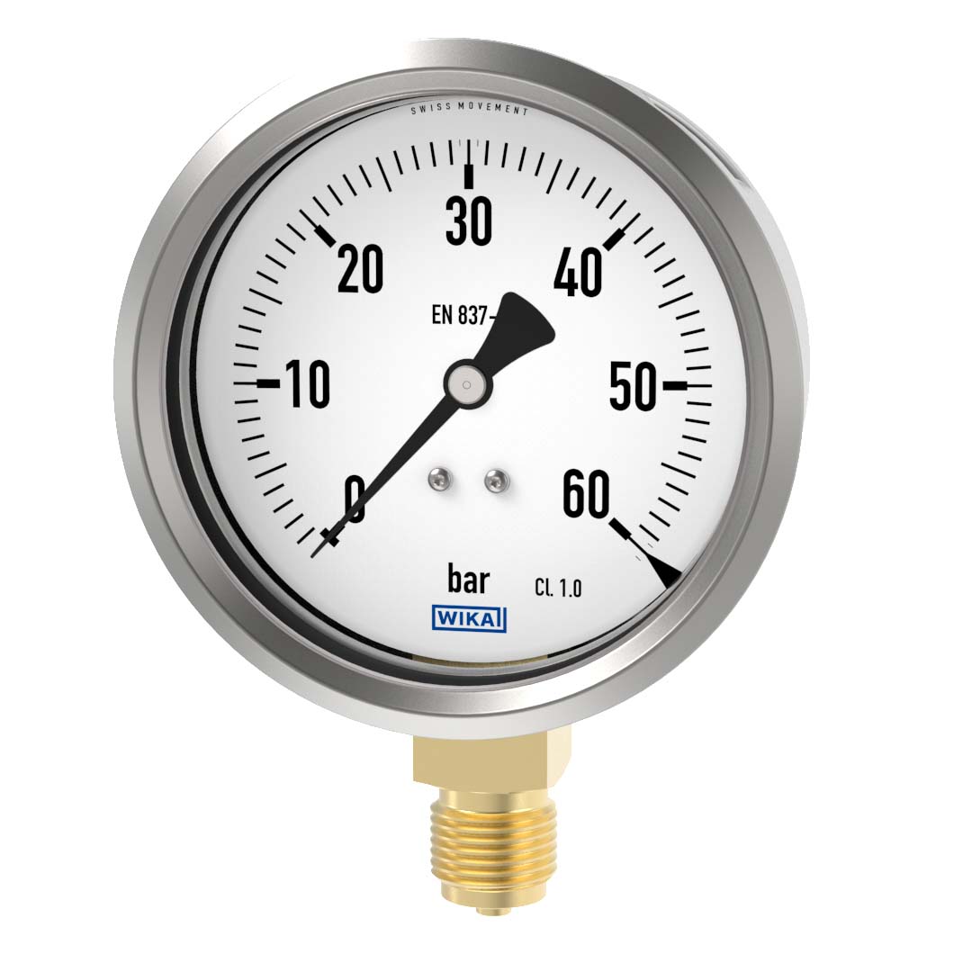 PRESS. GAUGE WIKA 213.53 100 0-60B A1/2 9022651