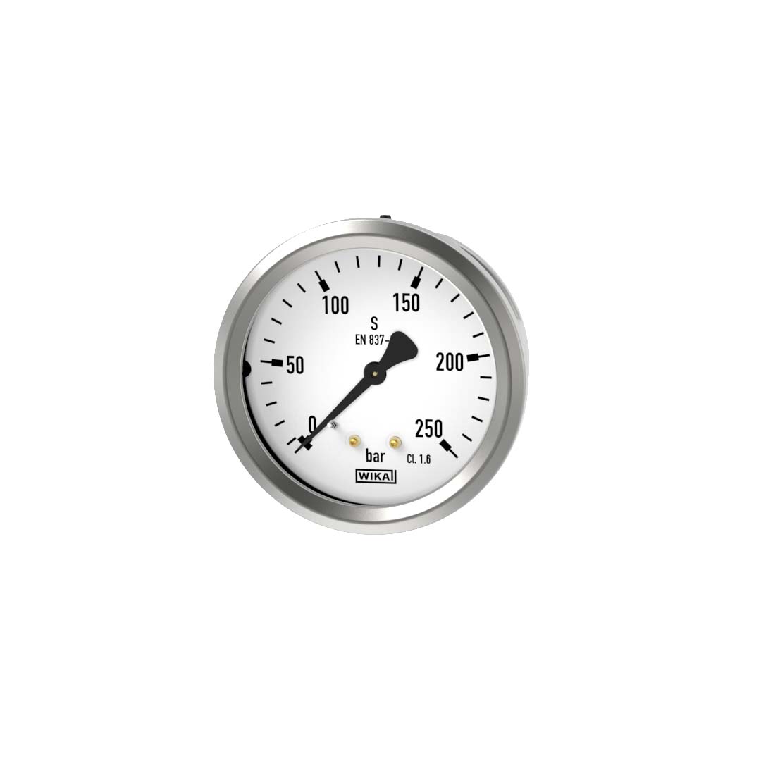 PRESS.GAUGE WIKA 111.10 100 0-25B/2,5MPA A1/2 150C