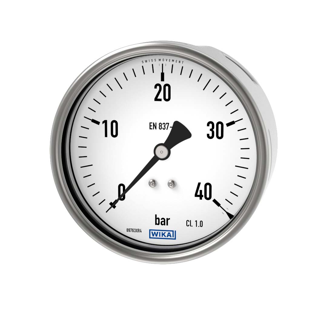 PAINEMITTARI WIKA 212.20 Ø100  0-40bar T1/2