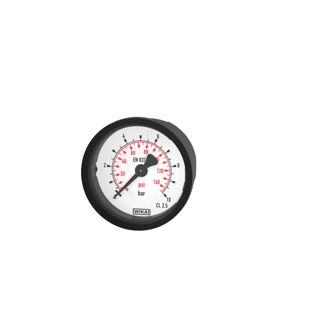 TERMOMETER Ø100 WIKA 0-60C R1/2 L=63/8 WIKA A52