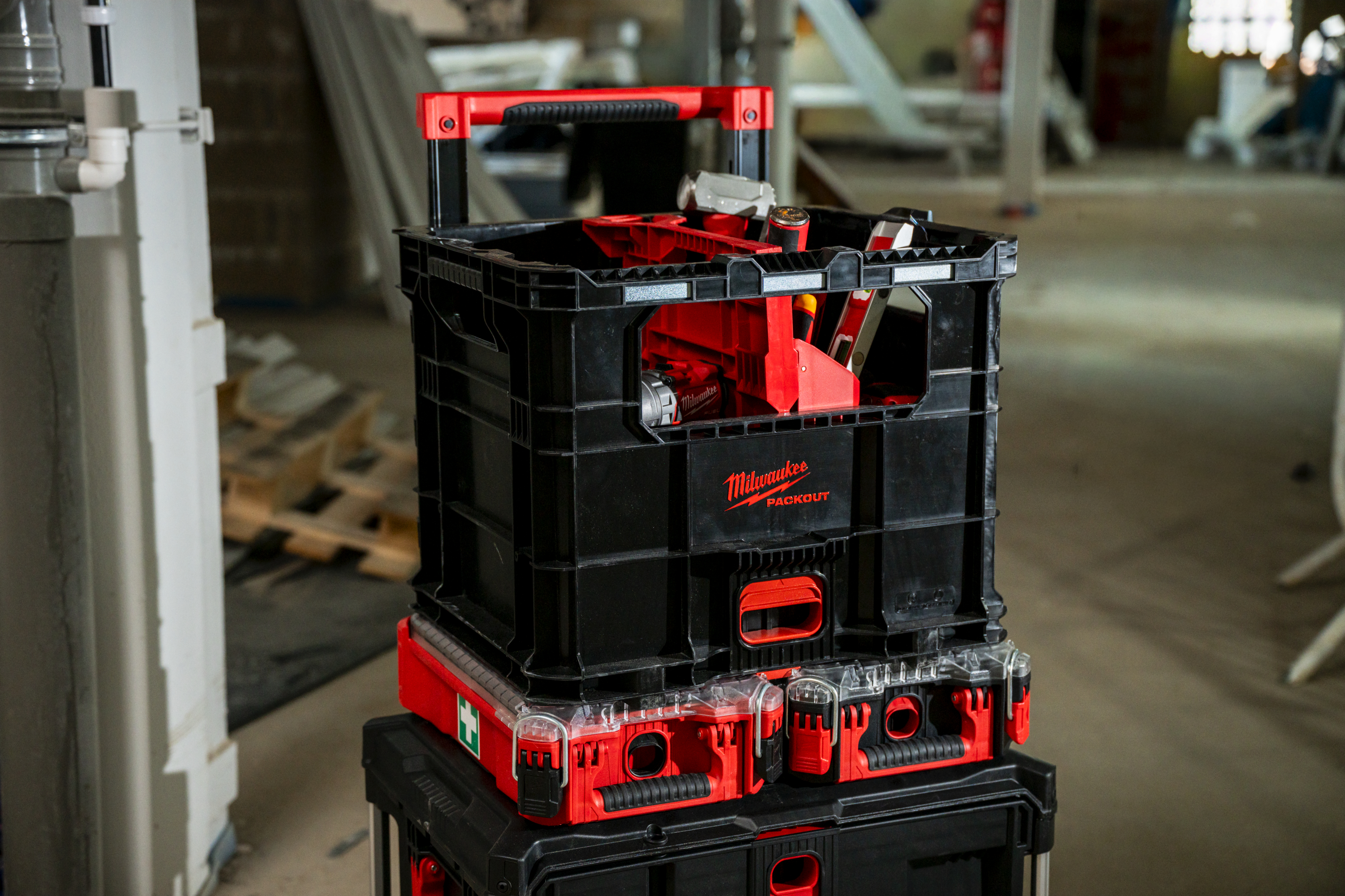 milwaukee Avolaatikko milwaukee xl packout