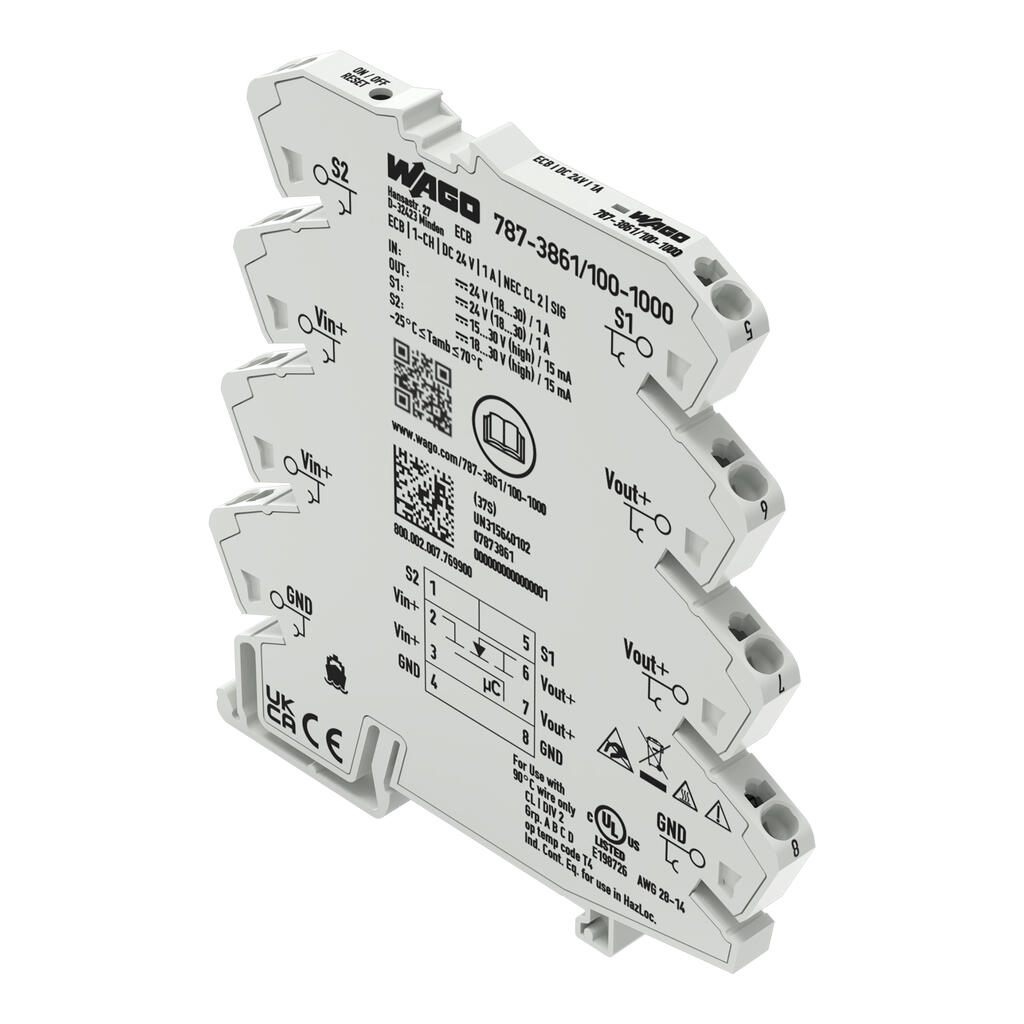 EL AUTOMĀTSLĒDZIS 1 KANĀLS 24 VDC 1A
