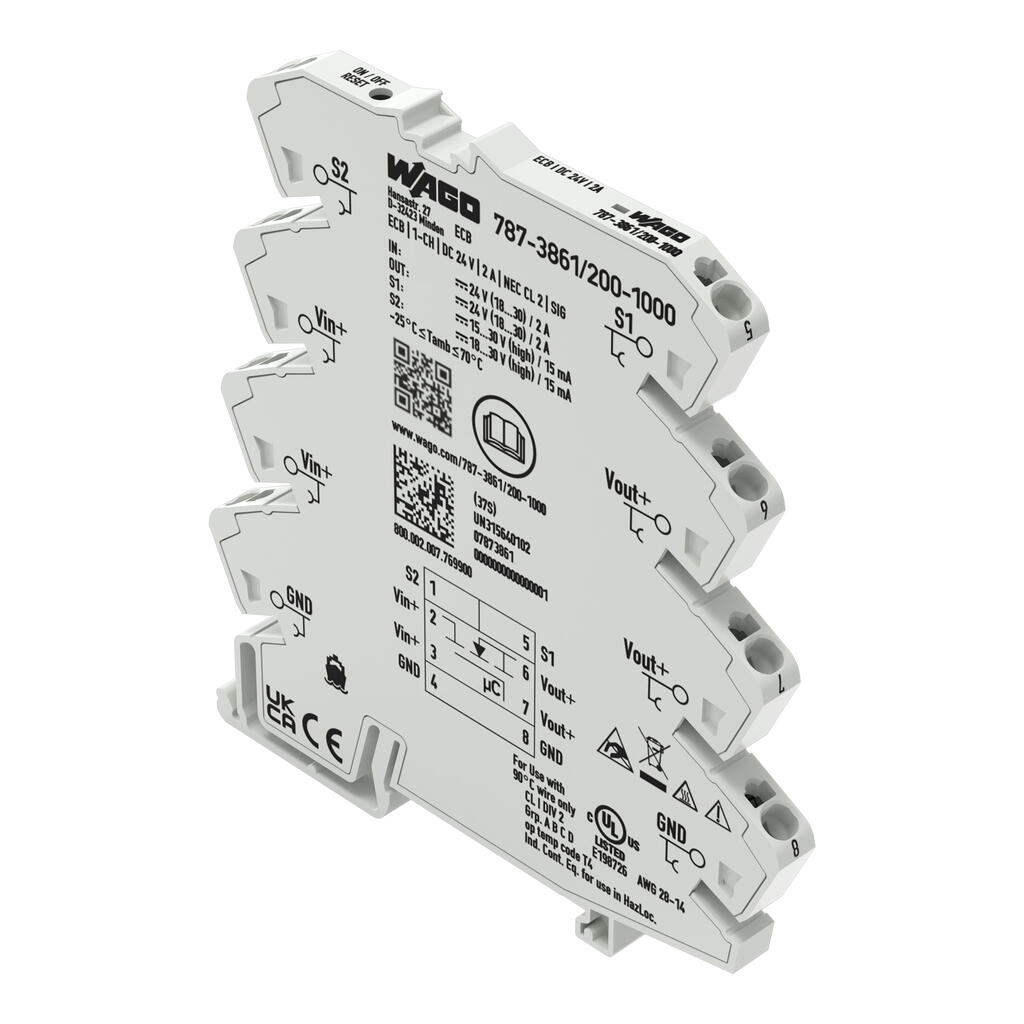 EL AUTOMĀTSLĒDZIS 1 KANĀLS 24 VDC 2A