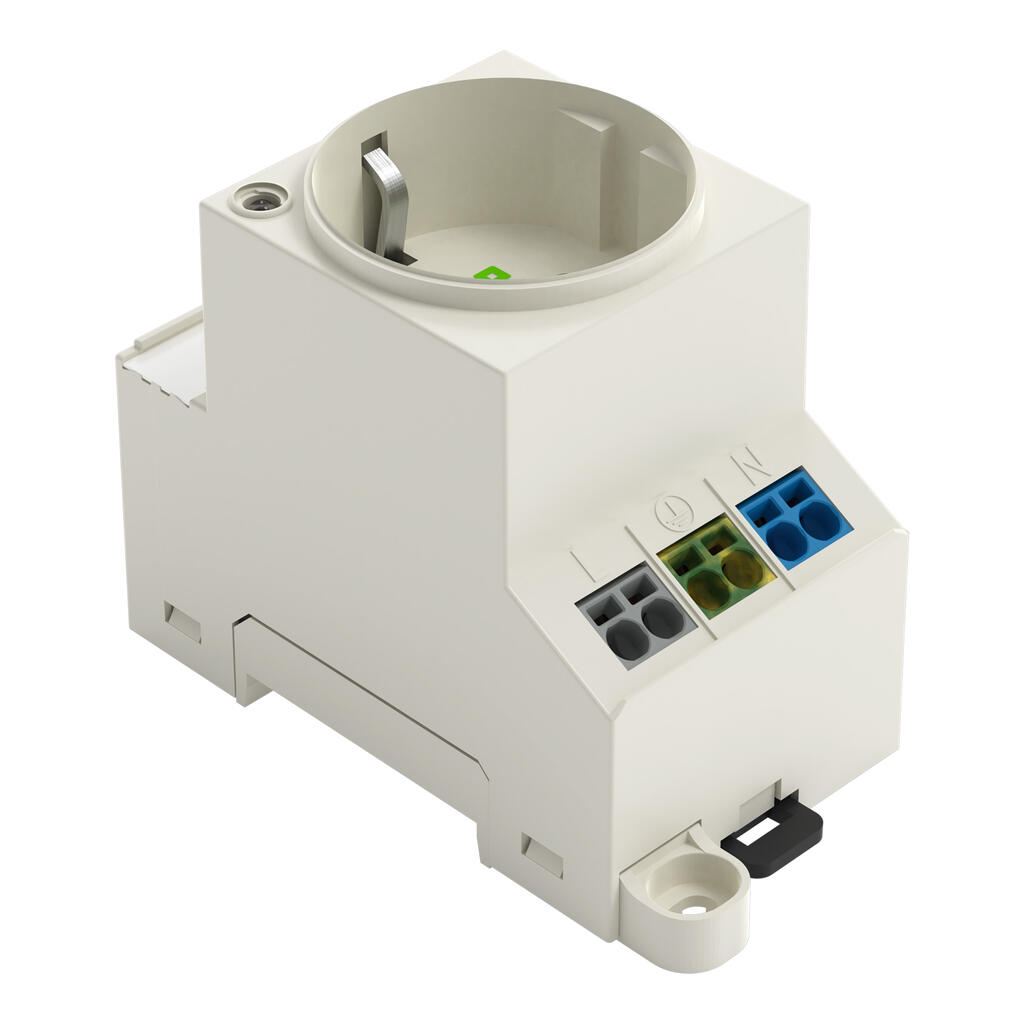 KONTAKTLIGZDA DIN LED 16A 250V IP20 PELĒKA