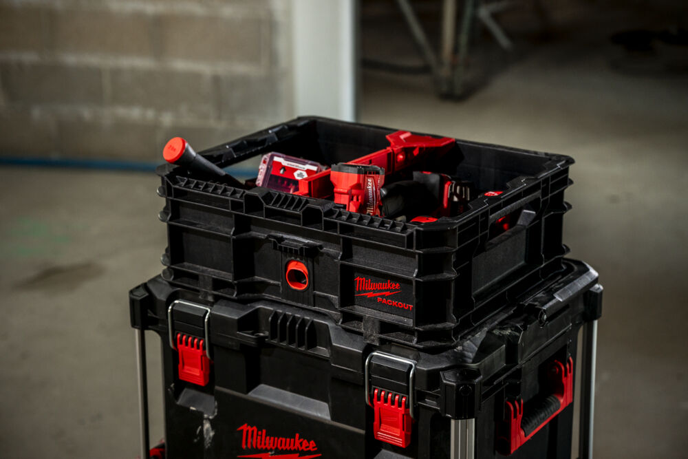 milwaukee Avolaatikko milwaukee matala packout