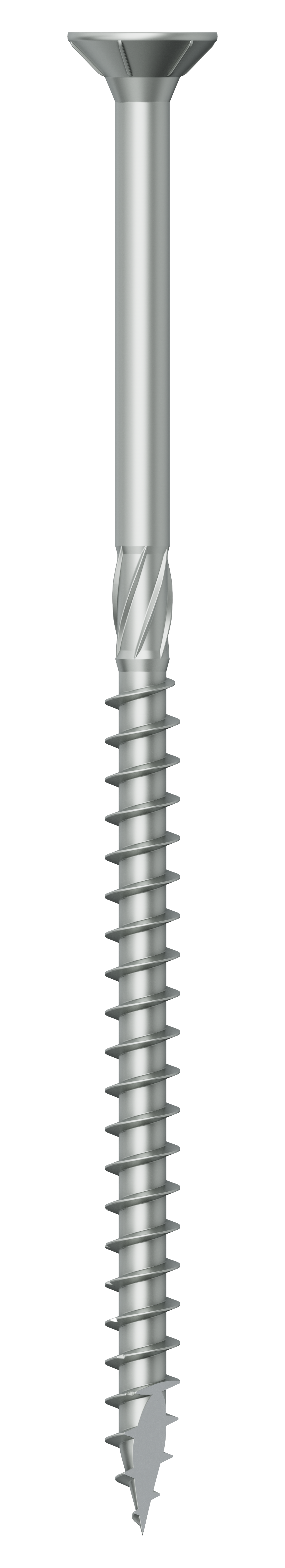 WOOD SCREW T-FAST PLUS CSK 4,5X80/40 T20 PT ZP 200PCS