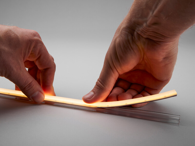 hide-a-lite Led strip profile u plastic 14mm 2m