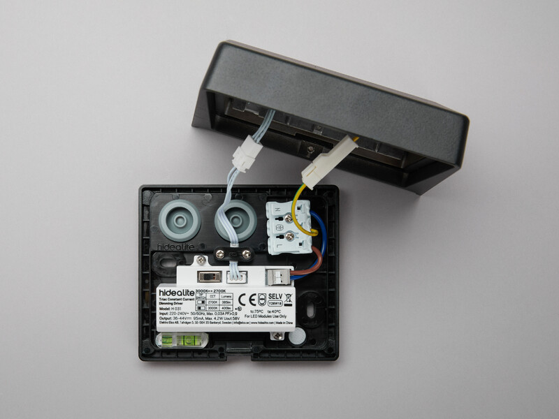 hide-a-lite Seinävalaisin ulko edge g2 ip54 400lm 5w 27/3k rust dim
