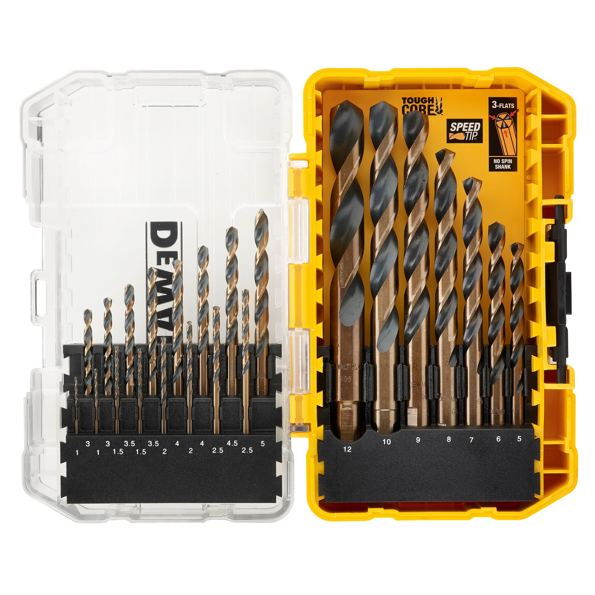 dewalt Metalliporanteräsarja dewalt hss-g black gold 23kpl