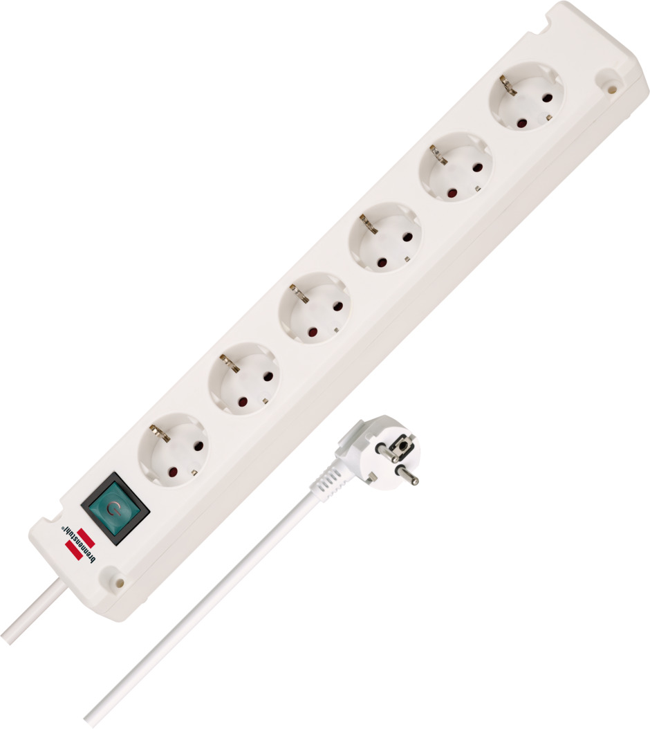 PAGARINĀTĀJS 6 ROZETES  3G2,5RRF IP44 3,0m