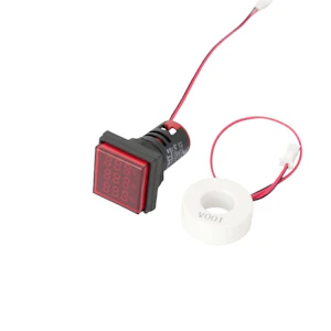 chint Led indikators m22 amp+volt sarkans