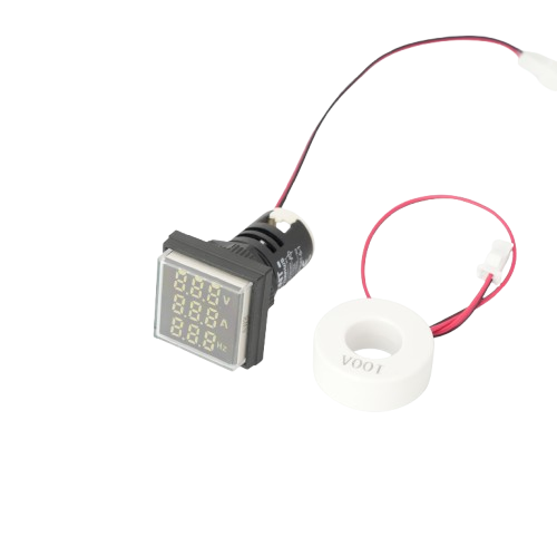 LED MÄRGUTULI A+V+Hz M22 0-100A/50-500VAC VALGE