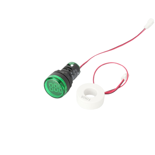 LED MÄRGUTULI AMPER M22 0-100A/50-500VAC ROHELINE
