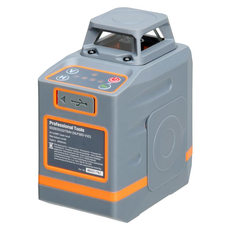 prof Linjelaser prof 1x360g-y25 gröna