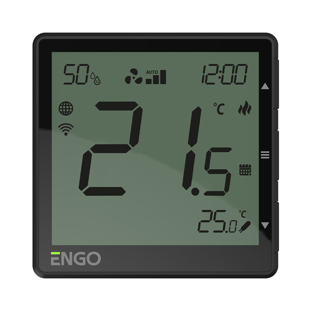 FAN-COILI TERMOSTAAT EFAN-ECB WIFI 230V MUST 0-10V